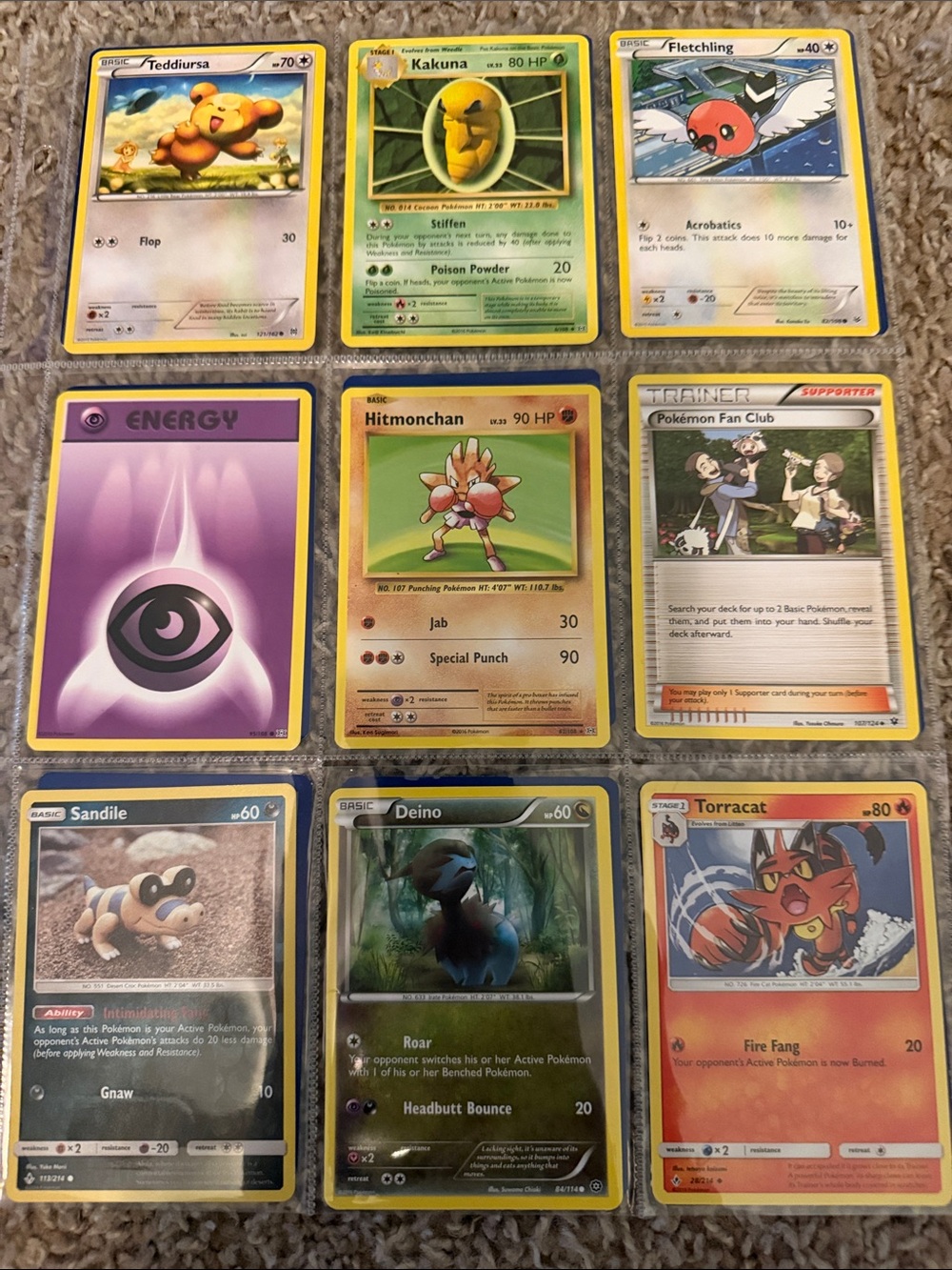 Vintage Pokemon Trading Cards